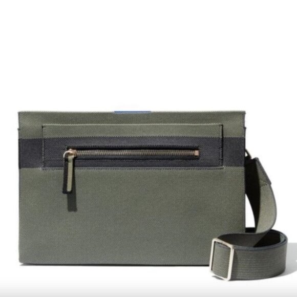 Rothy's Dual Zip Crossbody In Sage Green - Picture 1 of 2